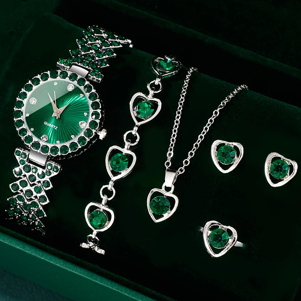 Jewelry Watch Making - Women Fashion Watches Heart Rhinestone Ring