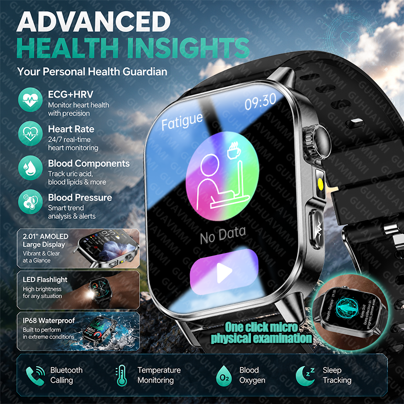 Italian Jewelry Watches - New Men Emotion Diagnosis Smart Watch