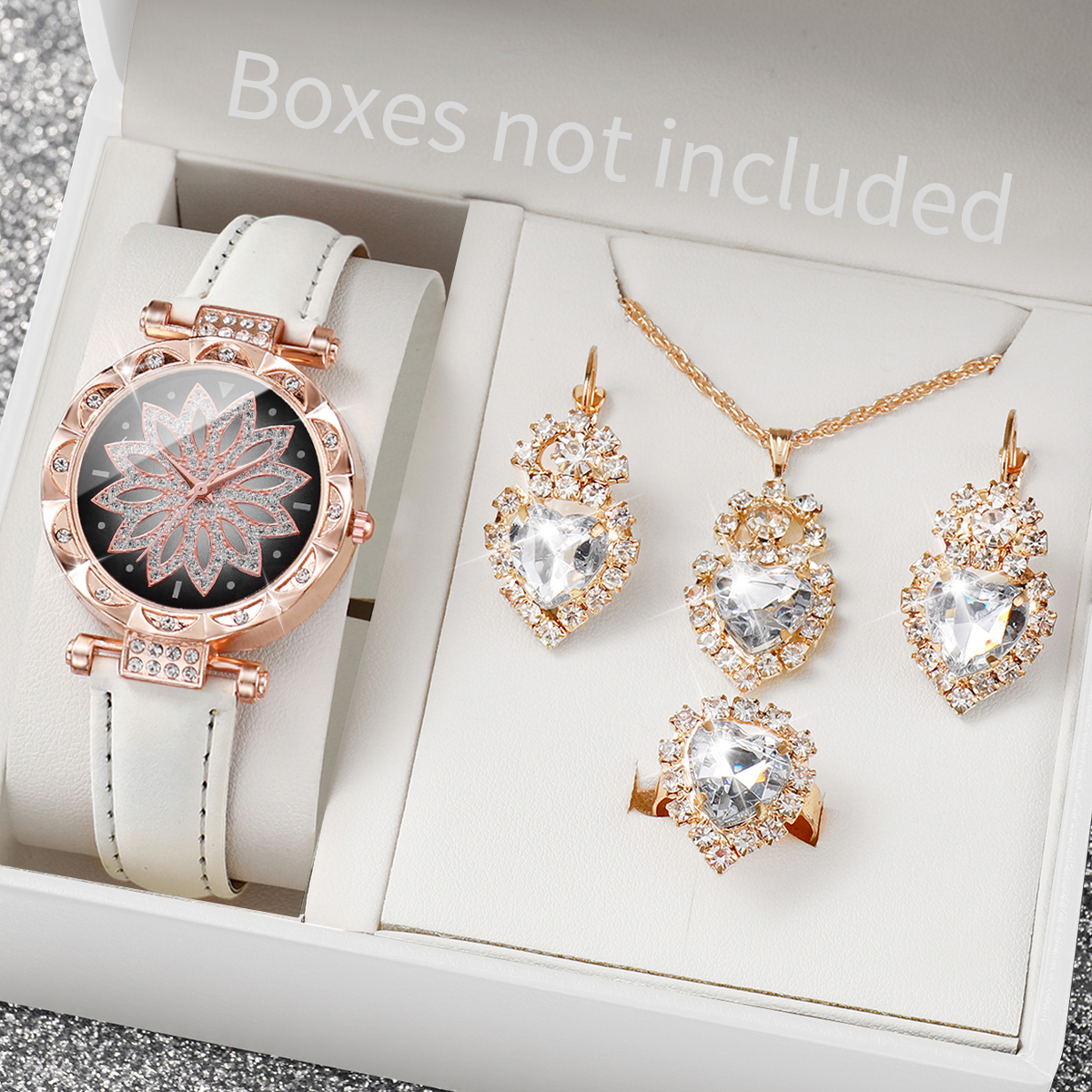 Jewelry Watch Making - 5PCS/Set Luxury Rhinestone Women Watches Fashion
