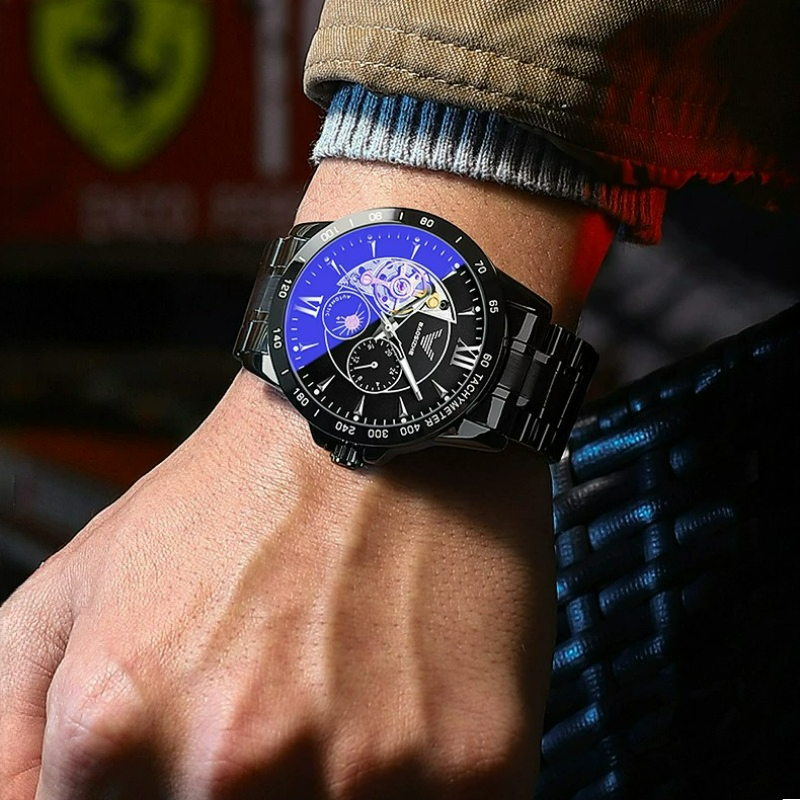 A1 Watches & Jewelry New York Photos - BAOSIZHE Automatic Mechanical Watch Men Calendar
