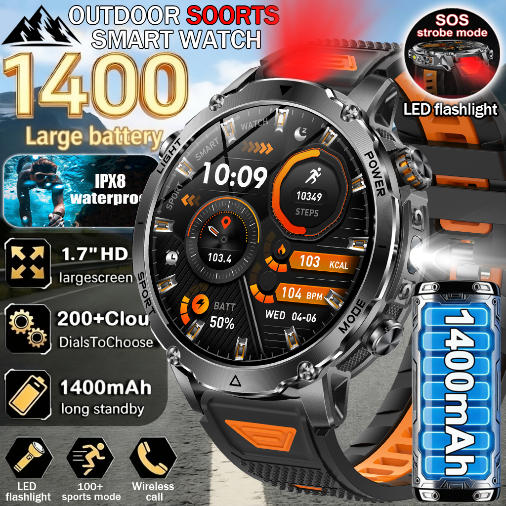 Italian Jewelry Watches - 2026New Military Sports Smart Watch Men