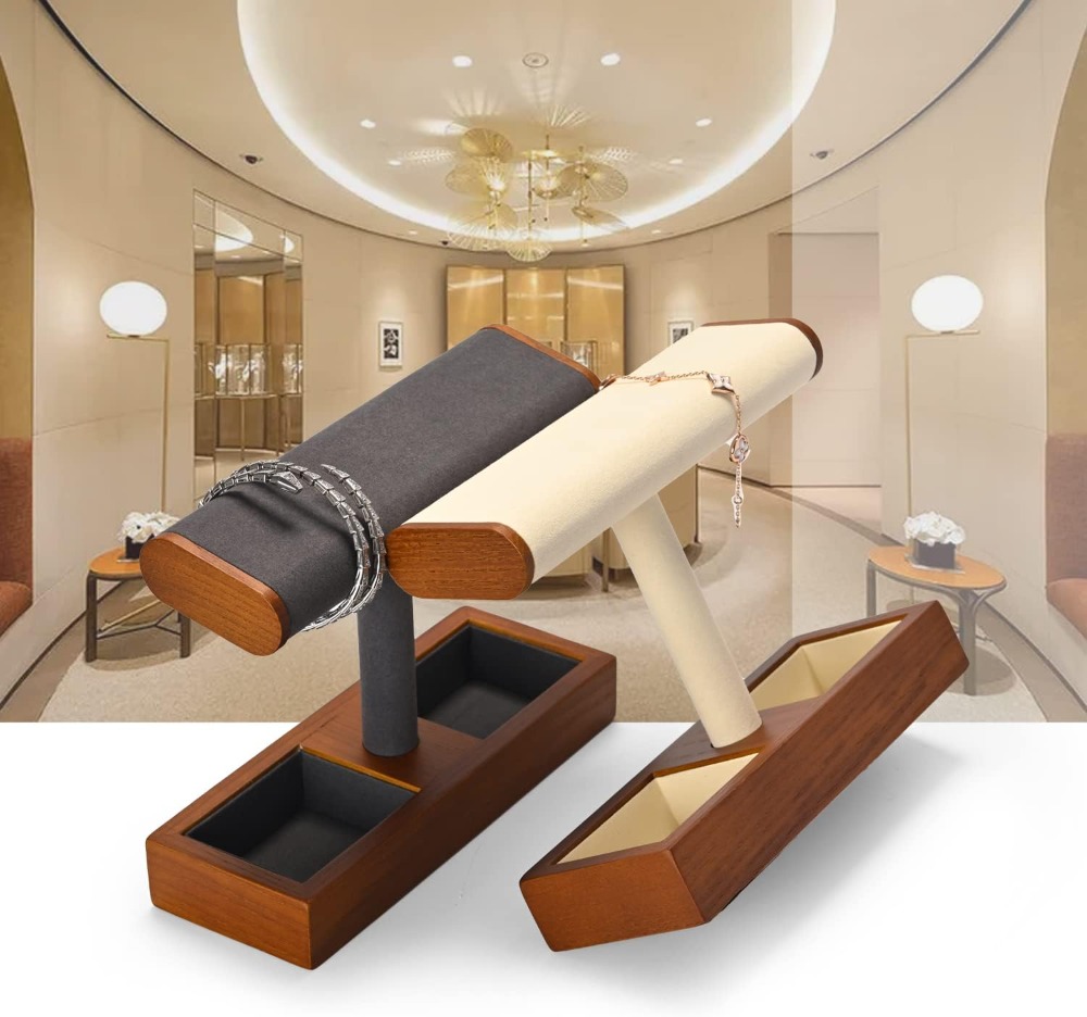 Solid Wood Watch Display Stand - Jewelry And Watches Stores 评论和价格