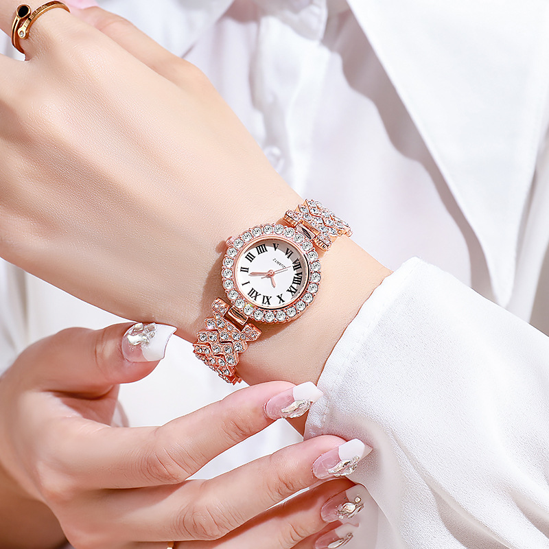 5PCS Luxury Rhinestone Women's - Jewelry Watch Making 评论和价格