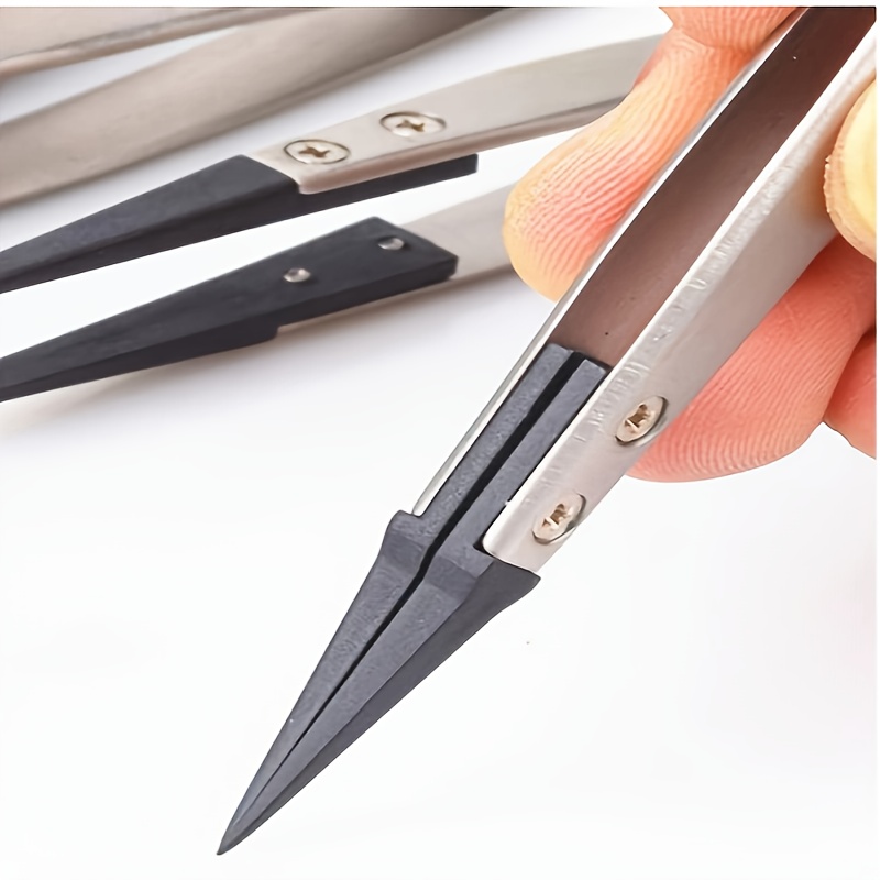 4PCS Anti-Static Tweezers Set, - Jewelry Repair & Watches Reviews 评论和价格
