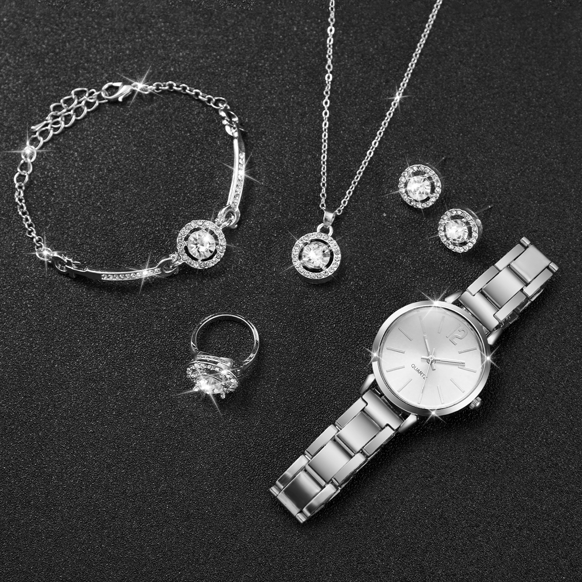 6PCS/Set Women Watches Fashion - Jewelry Like Watches 评论和价格