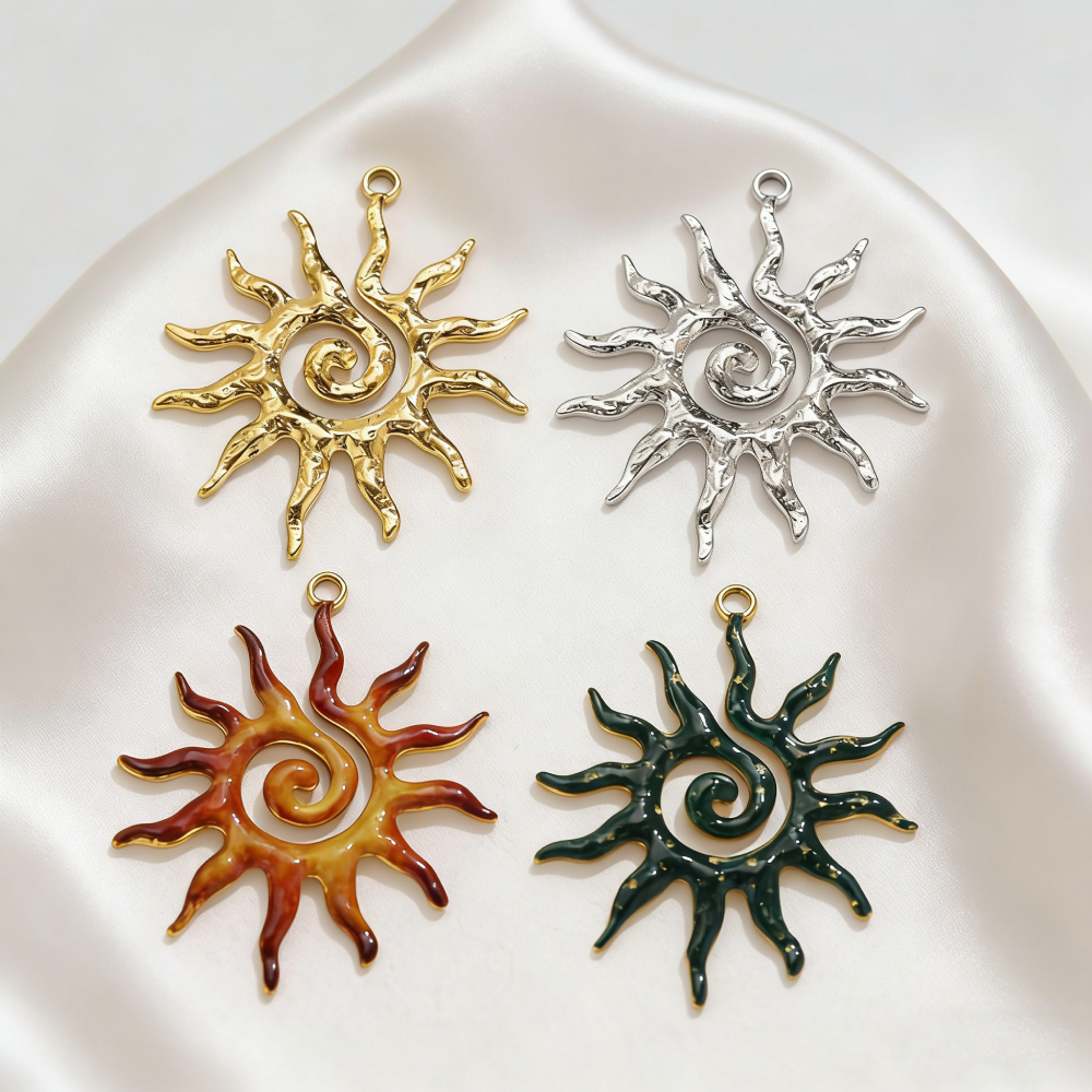 5PCS Stainless Steel Vintage S - Moon Star Earrings 评论和价格