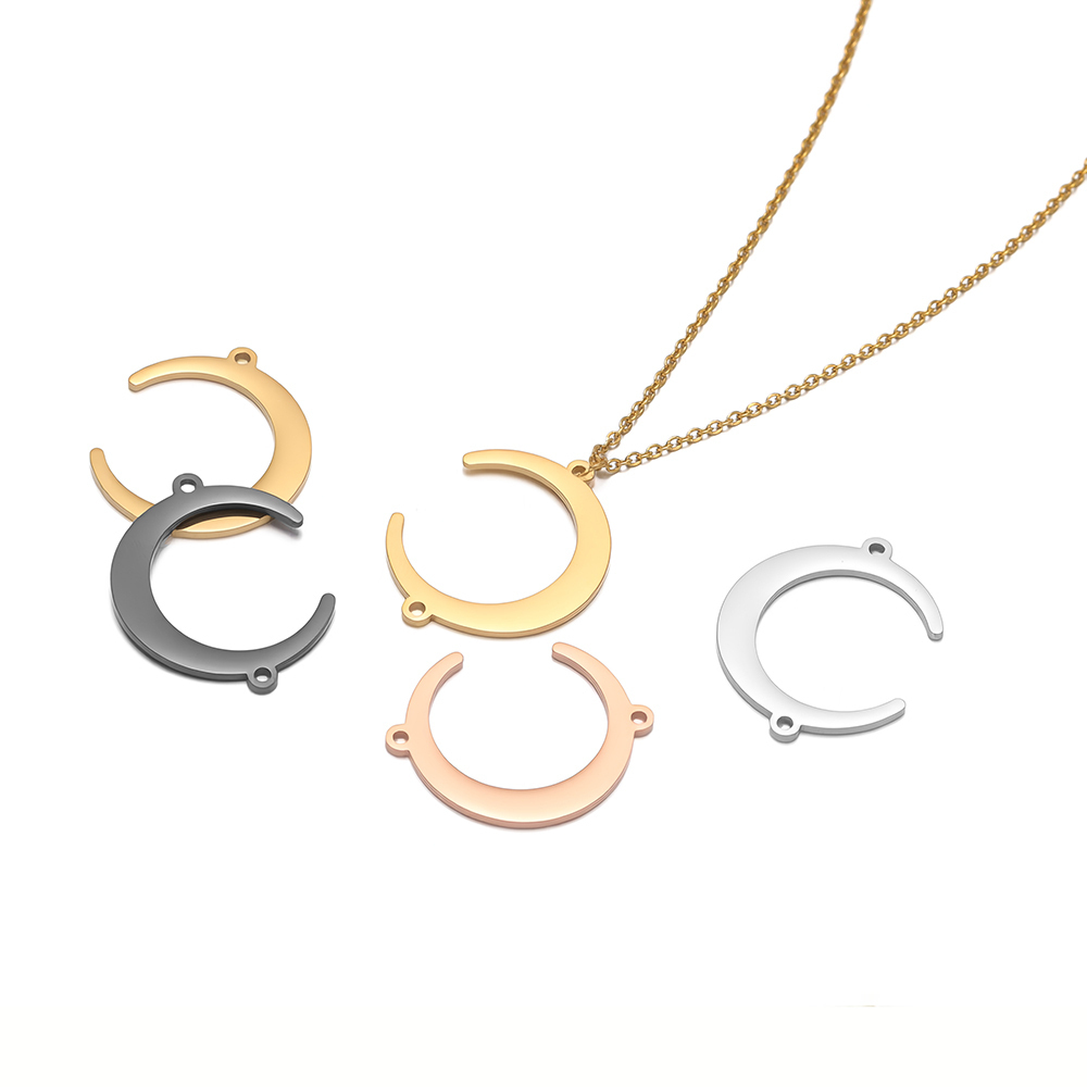 5pcs Stainless Steel Moon Pend - Moon Star Earrings 评论和价格