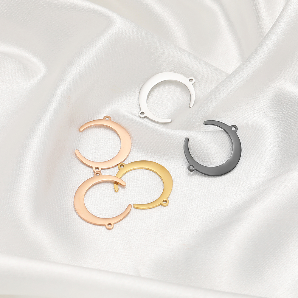 5pcs Stainless Steel Moon Pend - Moon Star Earrings 评论和价格