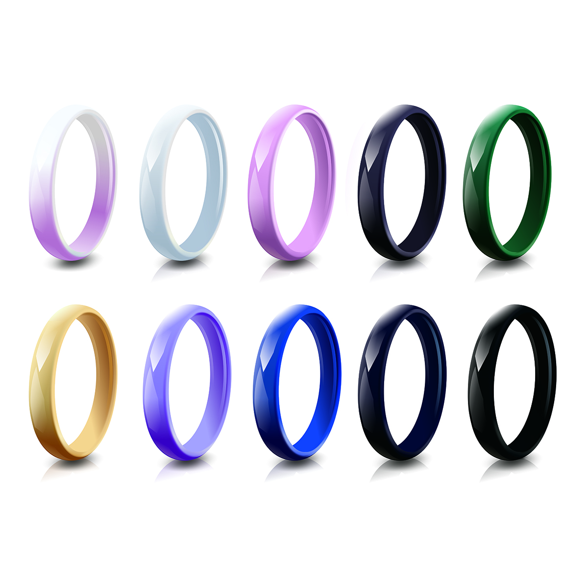 3mm Ceramic Wedding Band for W - Minimalist Ring Stackable 评论和价格