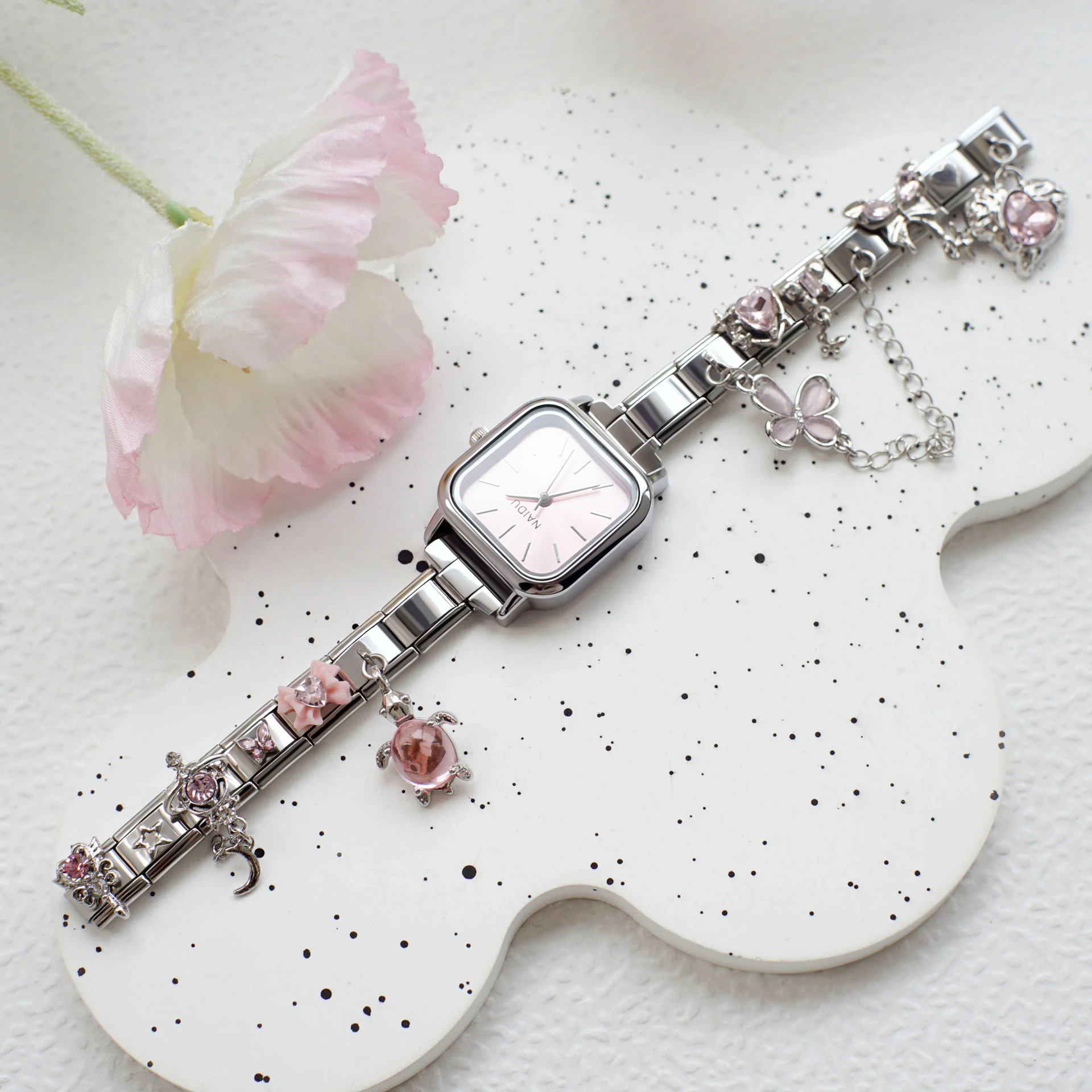 Women Square Italian Watch Sta - Jewelry Like Watches 评论和价格