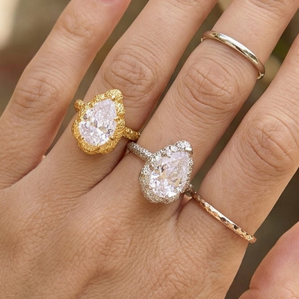 YHTOT Minimalist 18K Gold Plat - Minimalist Ring Stackable 评论和价格