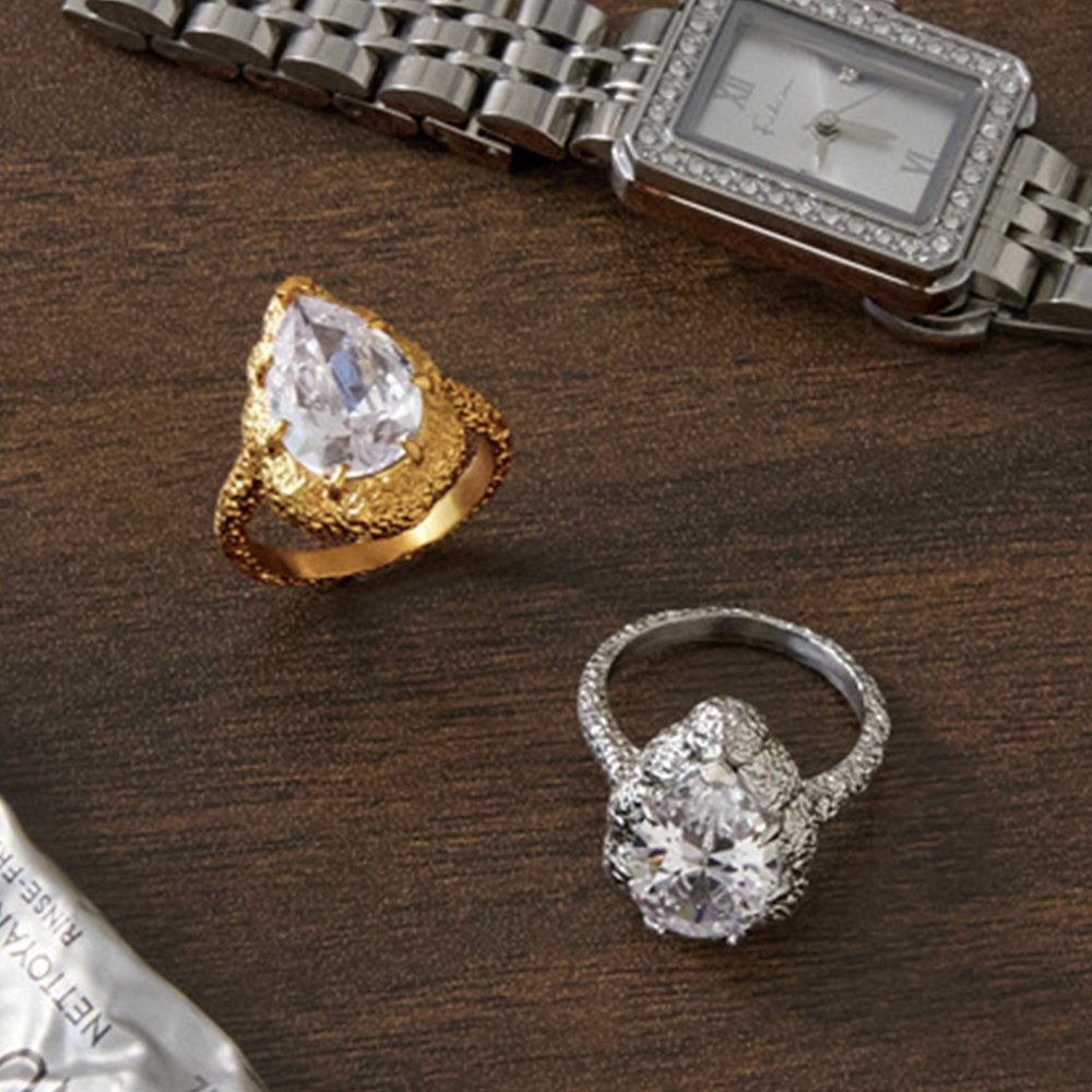 YHTOT Minimalist 18K Gold Plat - Minimalist Ring Stackable 评论和价格