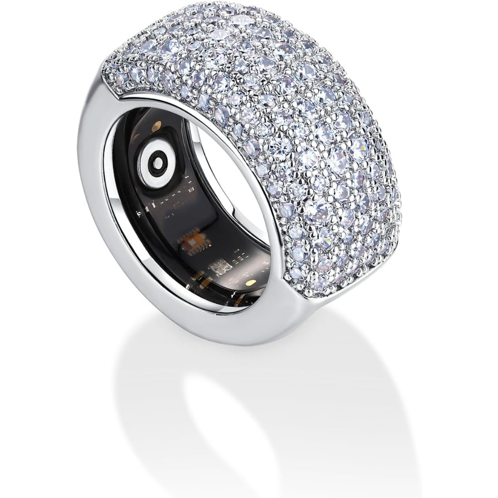 14K Gold Plated Pave Smart Rin - Gold Plated Ring 评论和价格