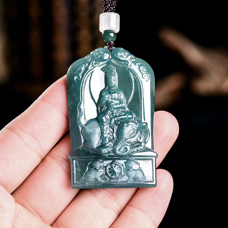 Natural Burmese Jadeite Guanyi - Jewelry & Watches Ltd 评论和价格