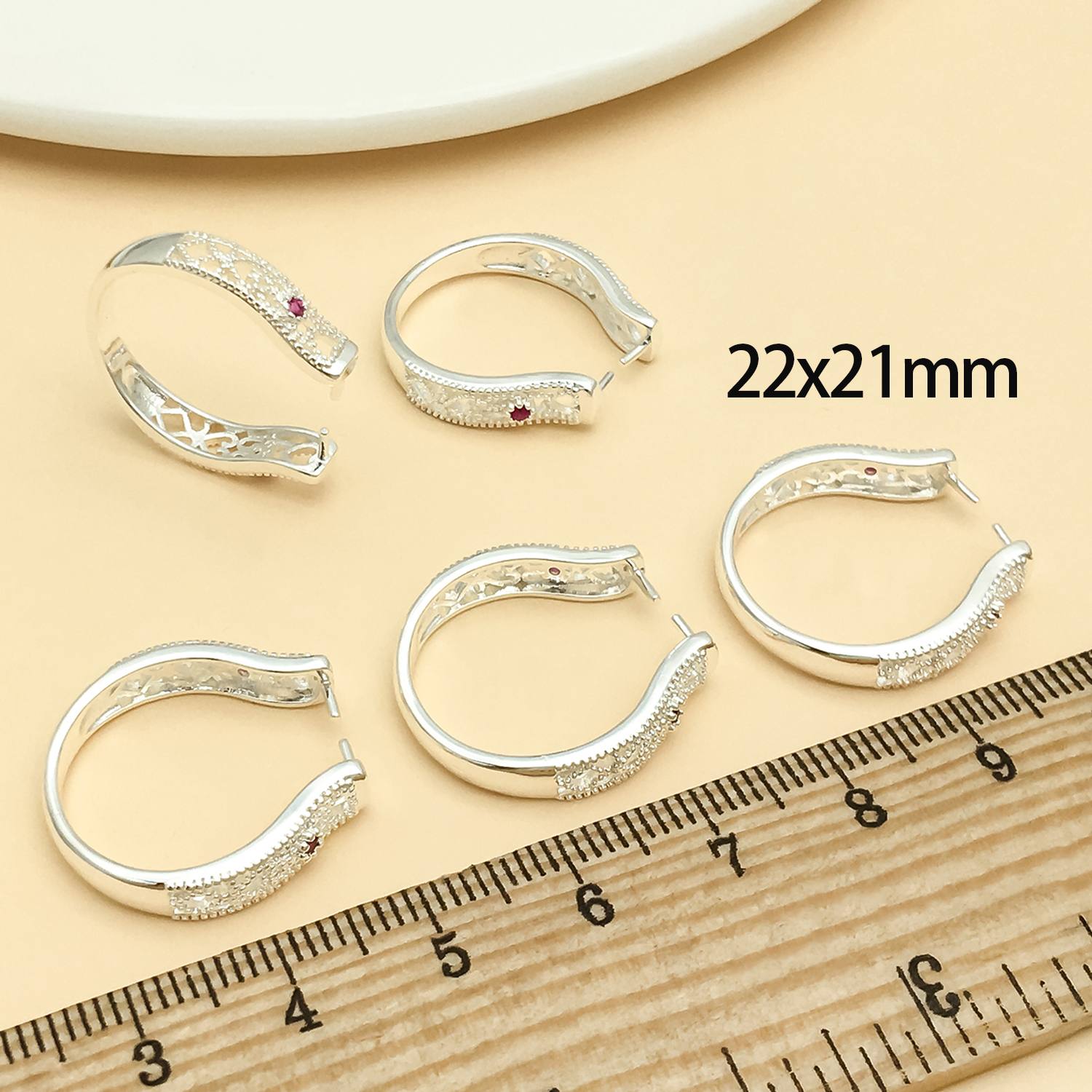 5pcs 18k Gold-Plated Copper Th - Gold Plated Ring 评论和价格