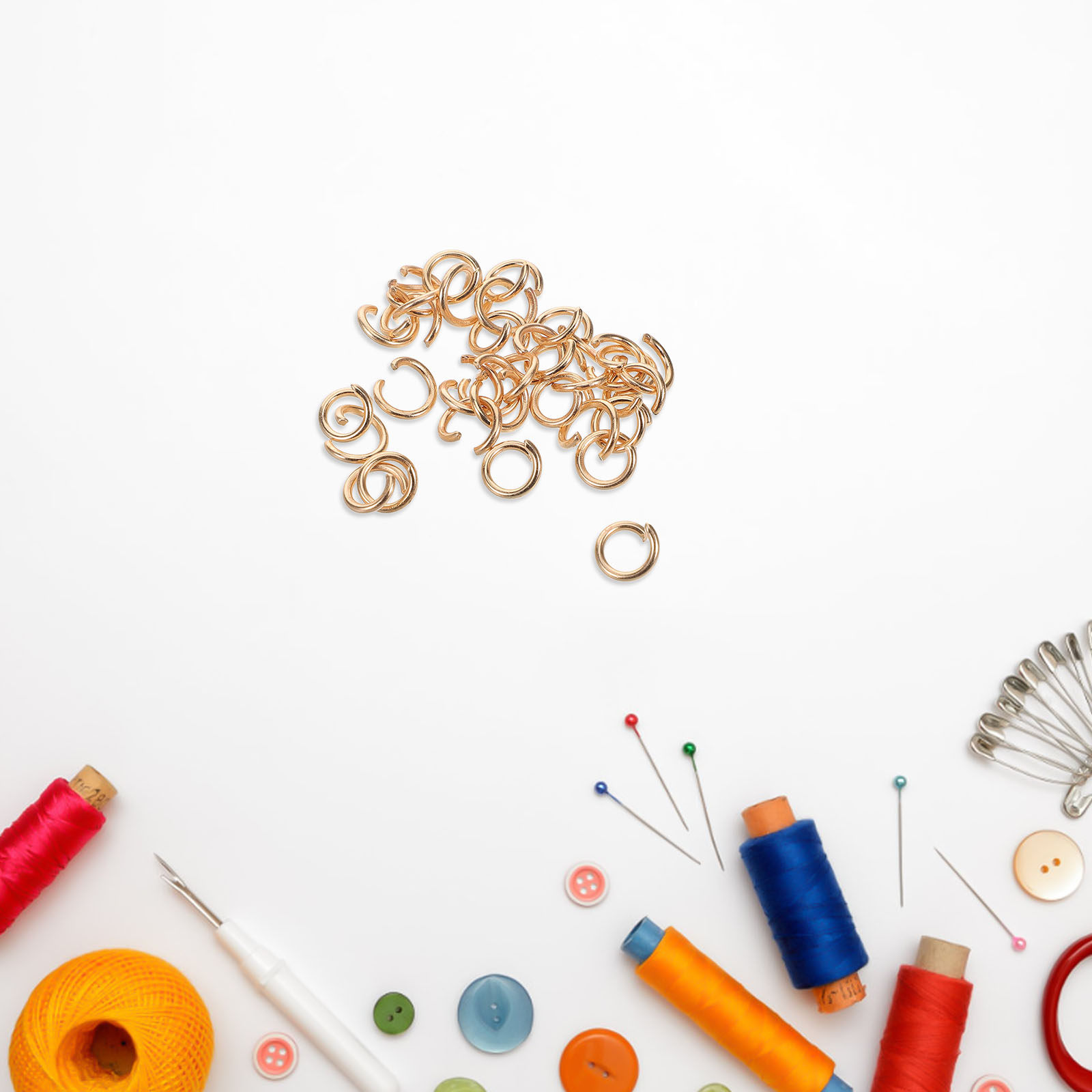 30Pcs DIY Open Jump Rings Jewe - Jewelry Repair & Watches Reviews 评论和价格