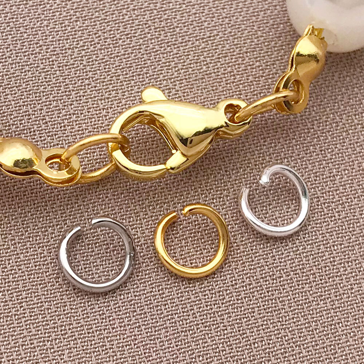 200pcs 4/5mm 18K Gold Plated S - Gold Plated Ring 评论和价格
