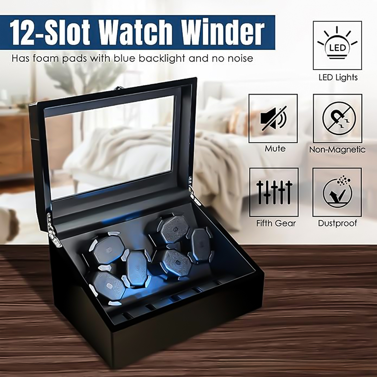 Watch Winders Box for Automati - Jewelry And Watches Stores 评论和价格