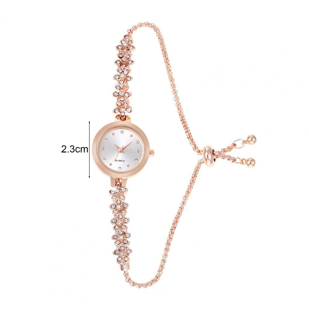 2.3cm Women Rhinestone Bracele - Jewelry Like Watches 评论和价格