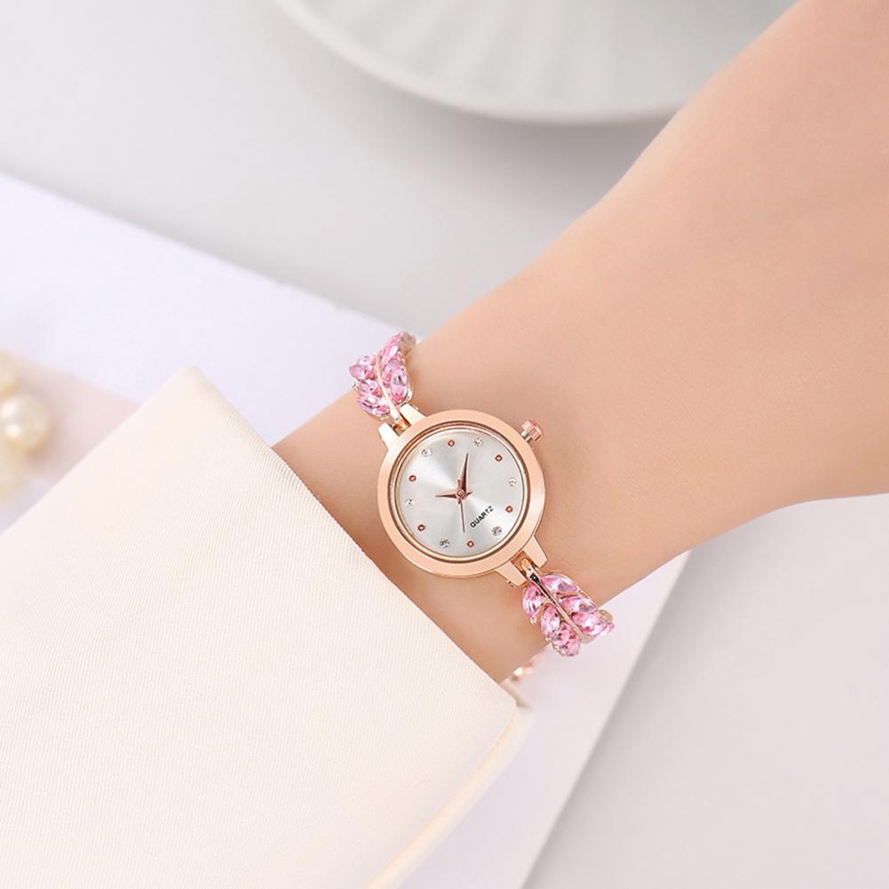2.3cm Women Rhinestone Bracele - Jewelry Like Watches 评论和价格