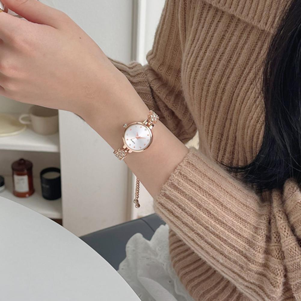 2.3cm Women Rhinestone Bracele - Jewelry Like Watches 评论和价格