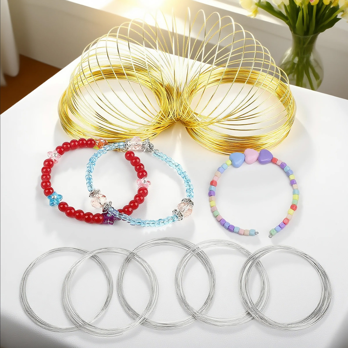 0.6mm Stainless Steel Memory W - Gold Plated Ring 评论和价格