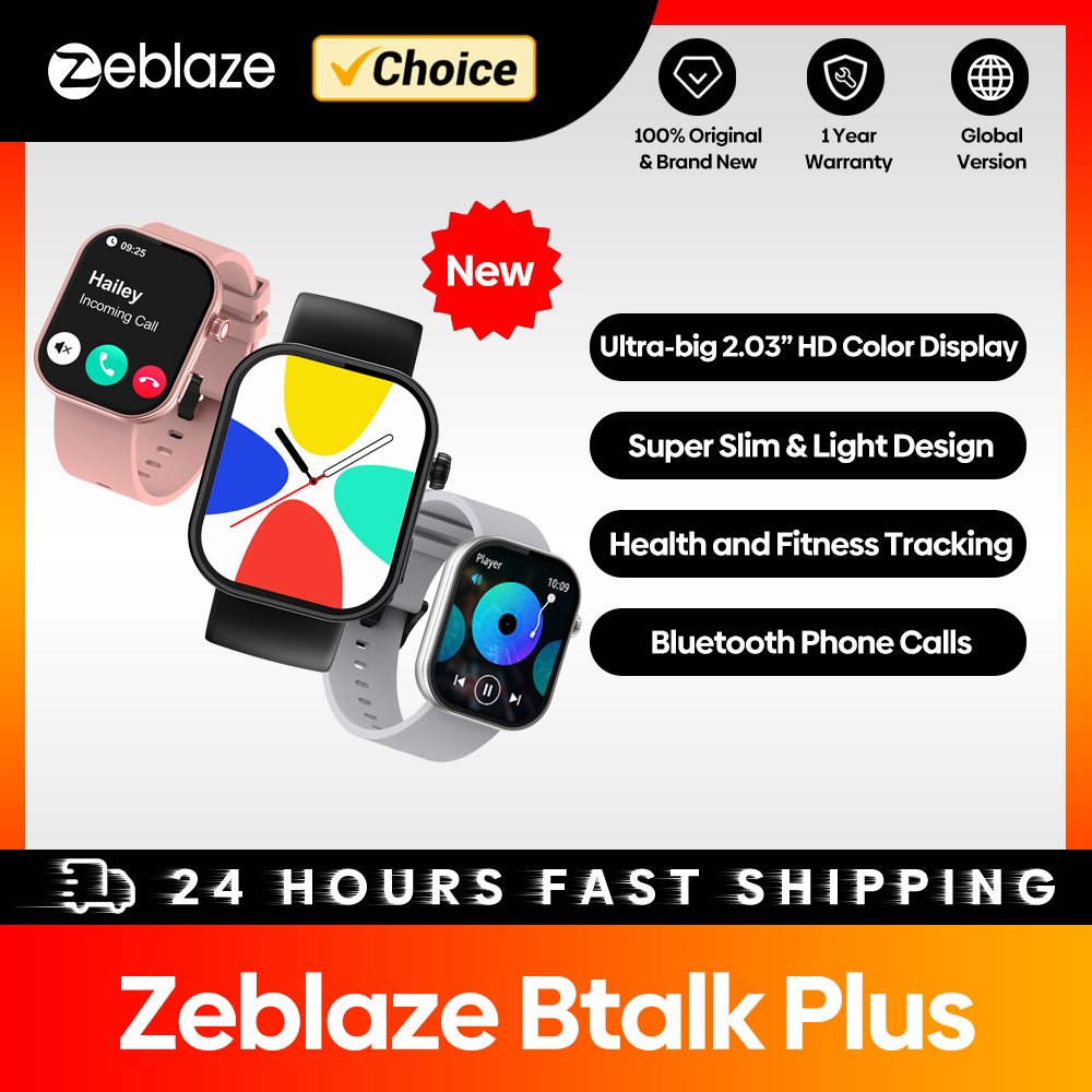 New Zeblaze Btalk Plus Voice C - Italian Jewelry Watches 评论和价格
