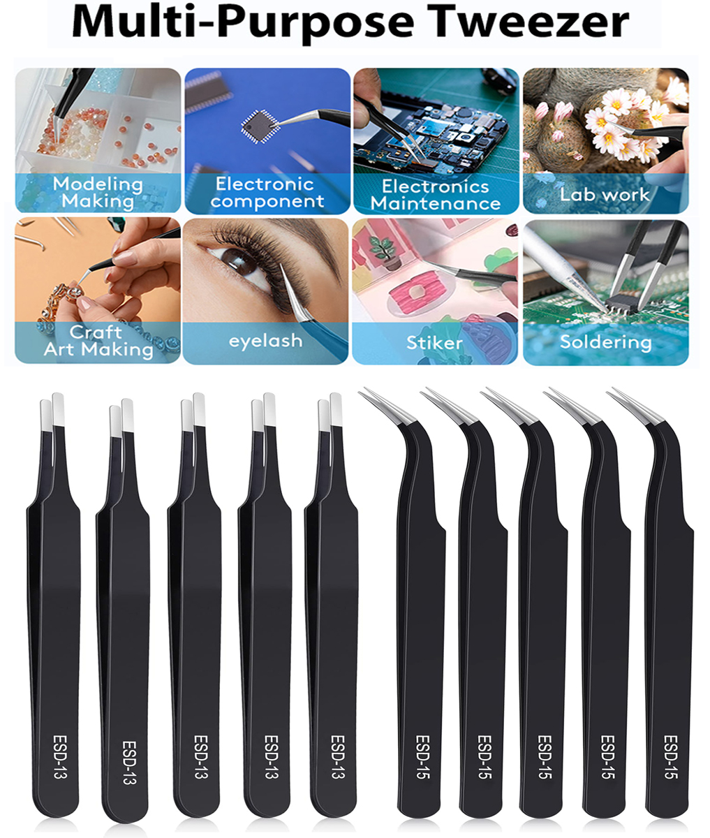 ESD Safe Anti-Static Stainless - Jewelry Repair & Watches Reviews 评论和价格