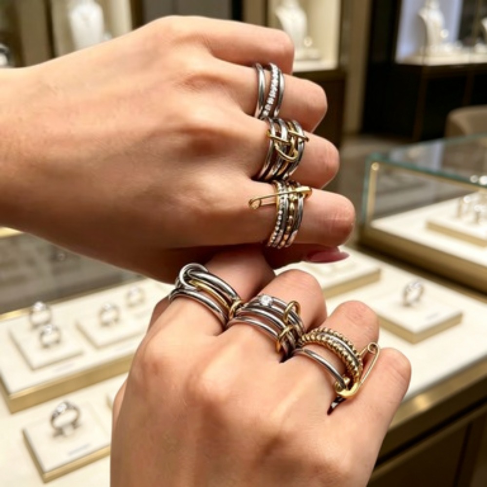 Minimalist 18K Gold Color Plat - Minimalist Ring Stackable 评论和价格