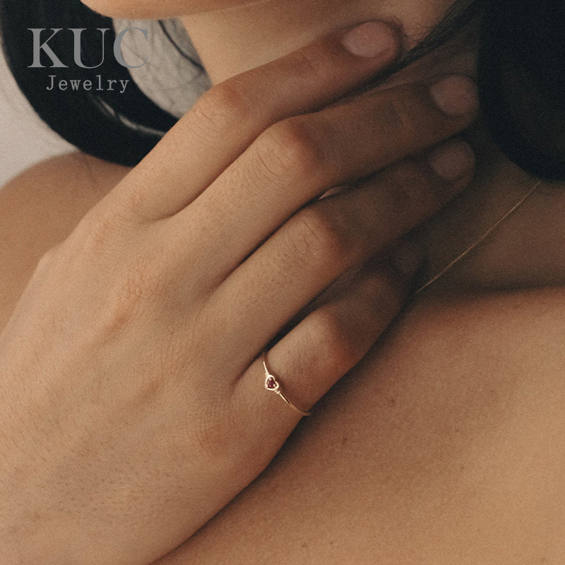925 Sterling Silver Fine Jewel - Minimalist Ring Stackable 评论和价格