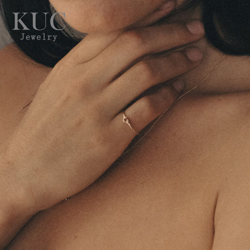 925 Sterling Silver Fine Jewel - Minimalist Ring Stackable 评论和价格