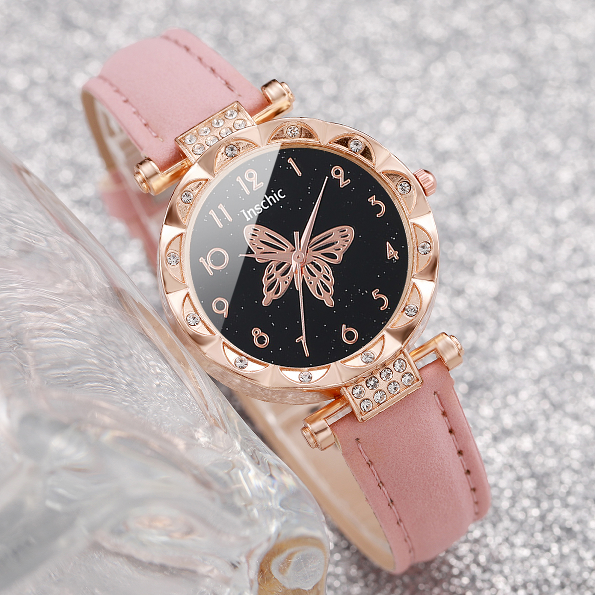 6PCS/Set Fashion Butterfly Dia - Jewelry Like Watches 评论和价格