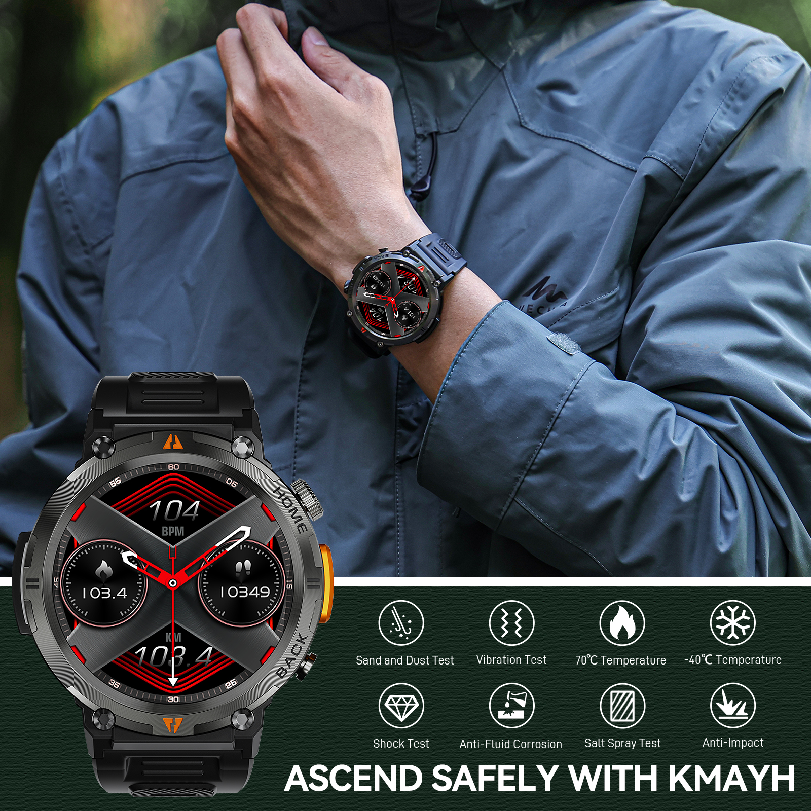 EIGIIS KE3 Bluetooth Call Smar - Italian Jewelry Watches 评论和价格