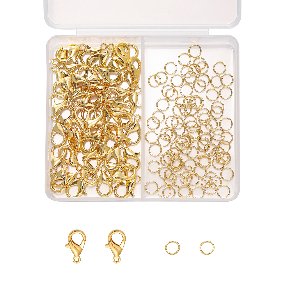 1Box/Lot 2-Grid 18K Gold Color - Gold Plated Ring 评论和价格