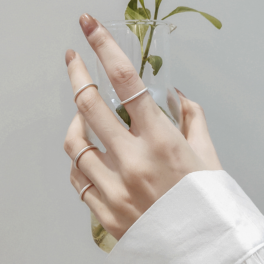 F.I.N.S Minimalist S925 Sterli - Minimalist Ring Stackable 评论和价格
