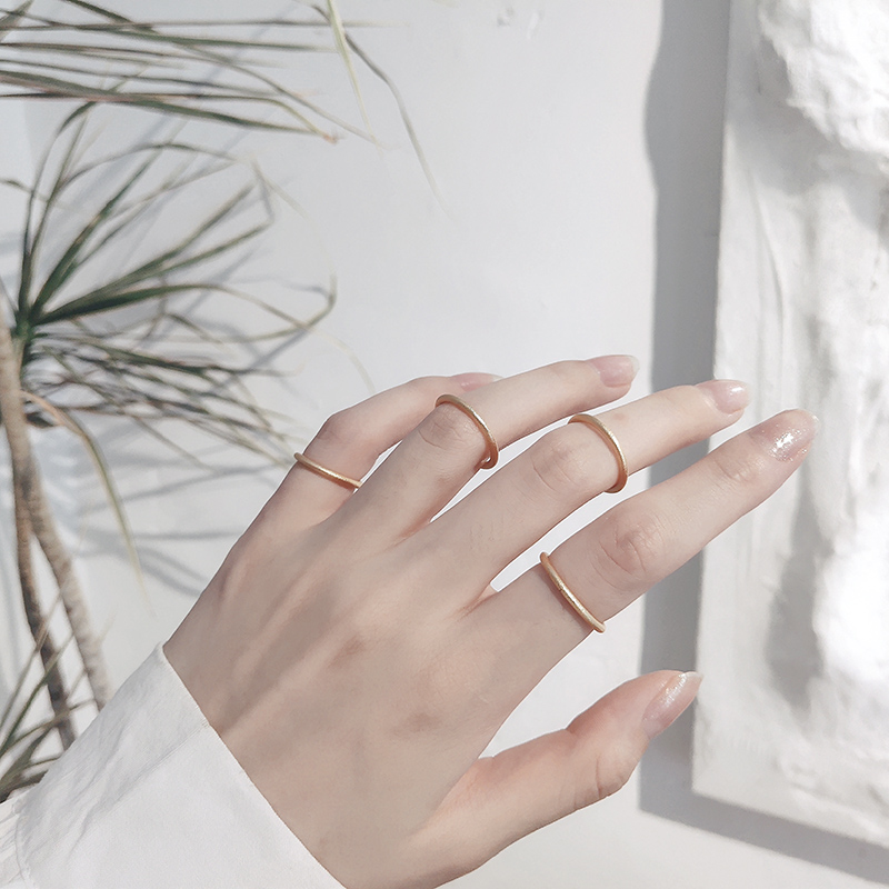 F.I.N.S Minimalist S925 Sterli - Minimalist Ring Stackable 评论和价格