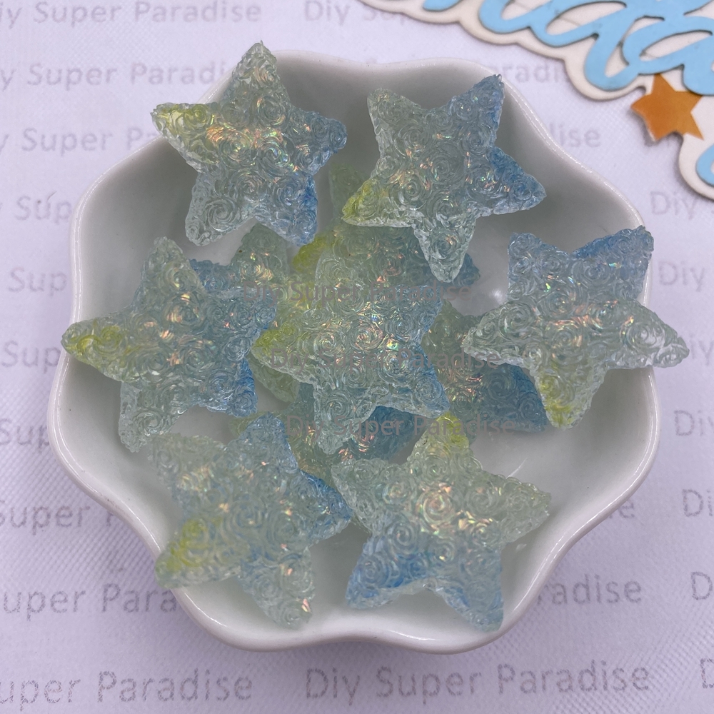 10PCS Resin Clear Candy Color  - Paradise Jewelry & Watches Llc Miami Photos 评论和价格