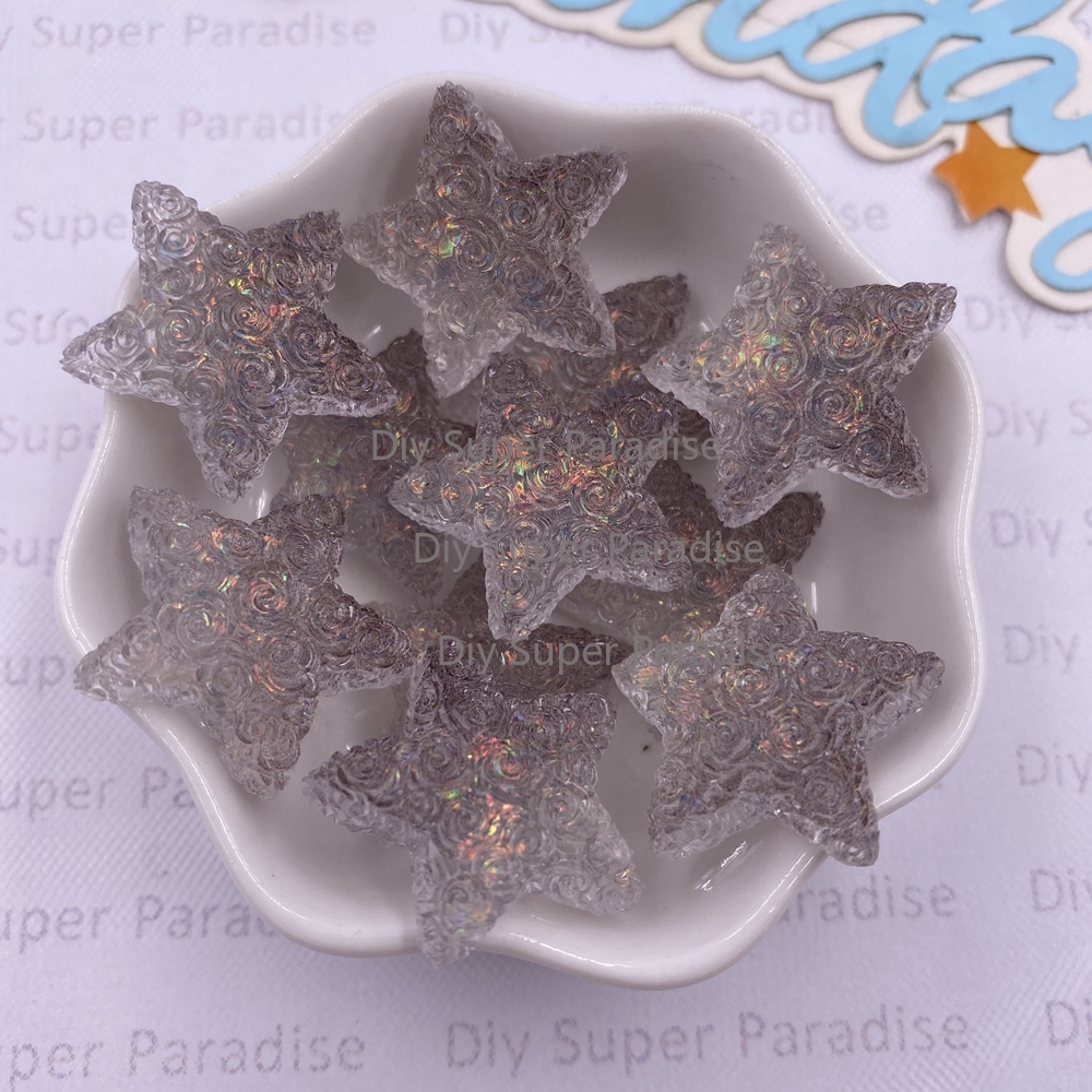 10PCS Resin Clear Candy Color  - Paradise Jewelry & Watches Llc Miami Photos 评论和价格