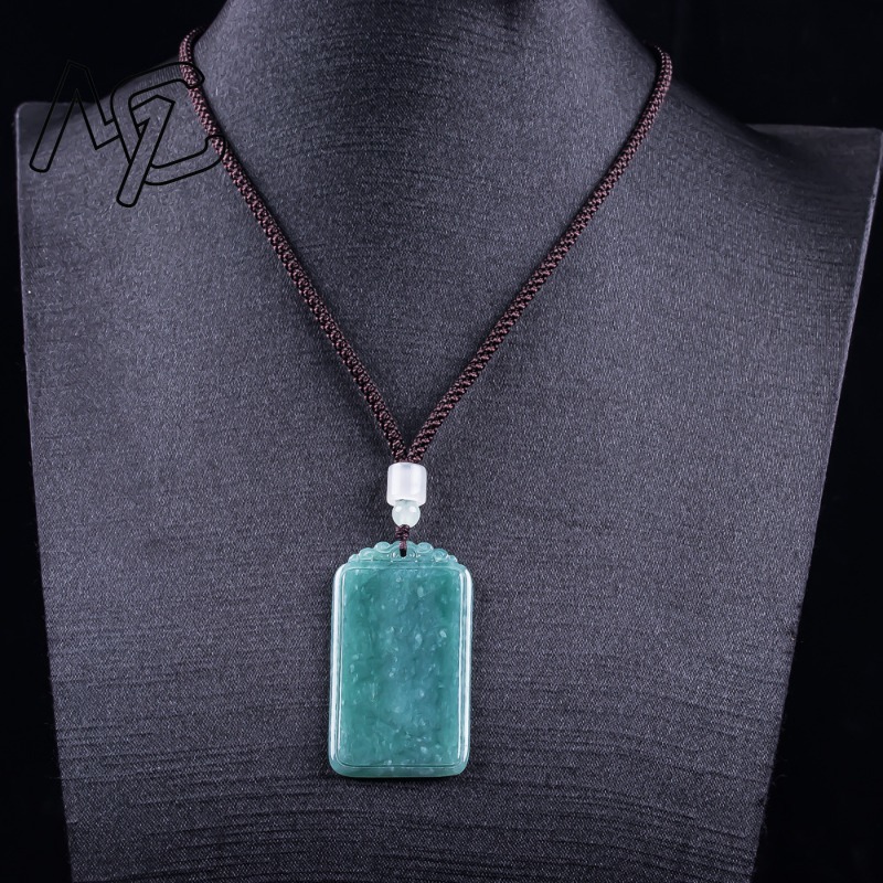 Natural Jade Blue Water Peace  - Jewelry & Watches Ltd 评论和价格
