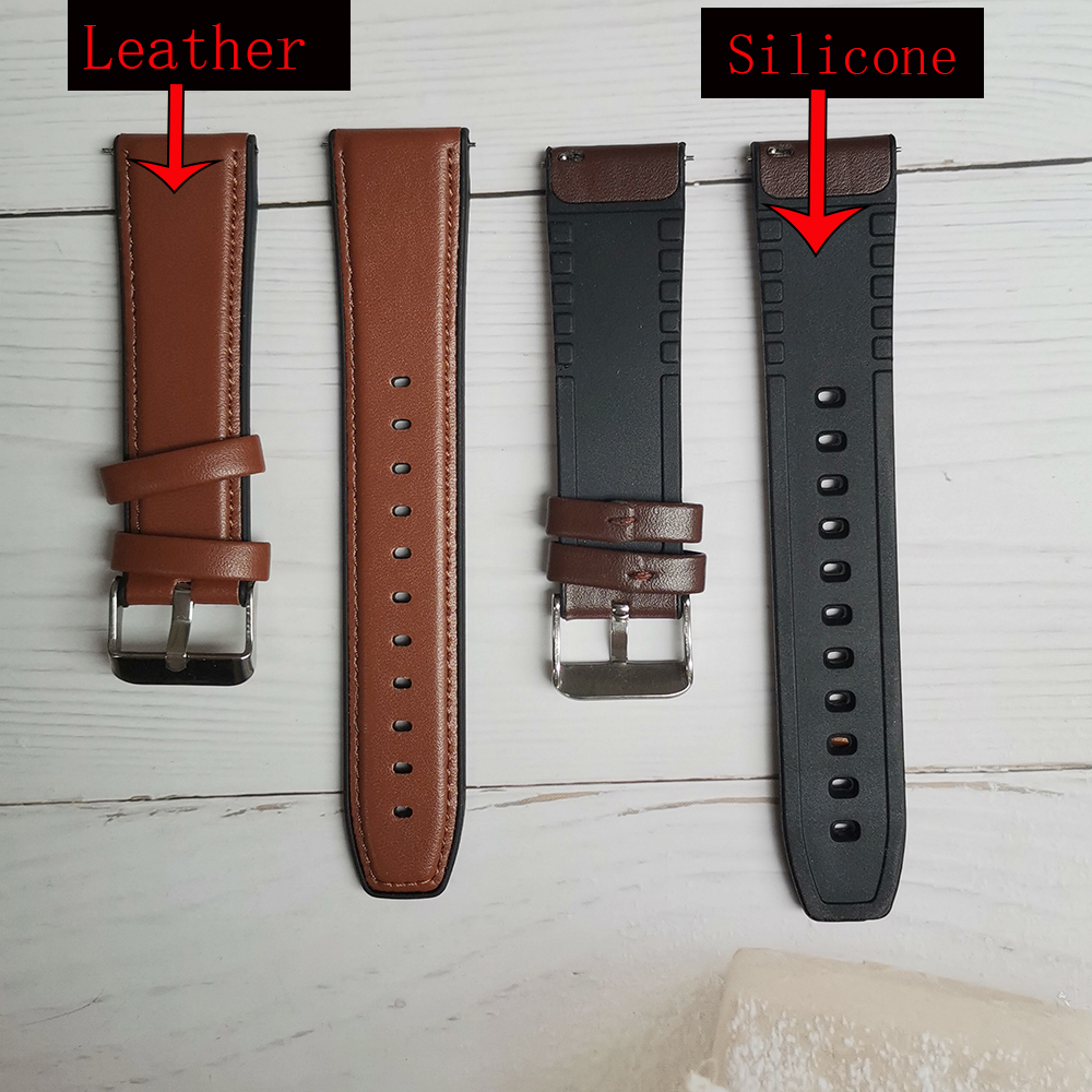 Leather Watchband 22mm For Xia - A1 Watches & Jewelry New York Photos 评论和价格