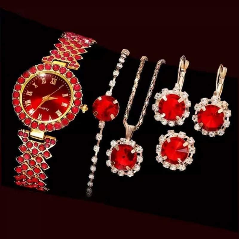 6PCS Elegant Women's Fashion J - Jewelry Like Watches 评论和价格