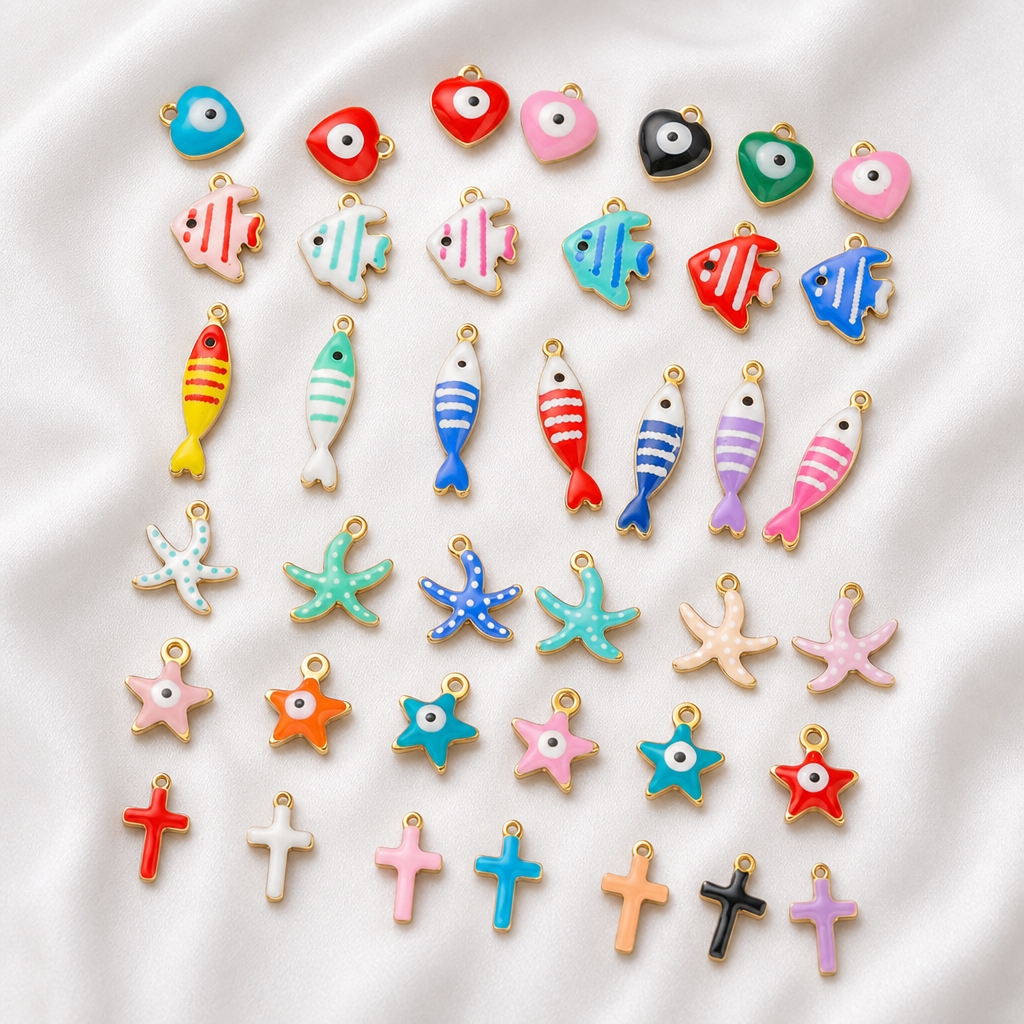 20pcs Stainless Steel Enamel C - Moon Star Earrings 评论和价格
